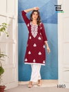 Nawab Pro By Blue Hills Side Cut Lucknowi Work Rayon Kurtis Wholesale Shop In Surat
